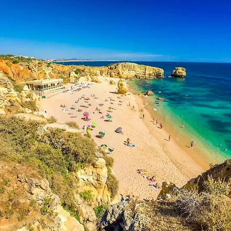 Lägenhet Calm Stunning Beachfront Wsea Views Albufeira